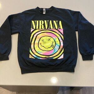 Gildan Heavy Blend Nirvana Sweatshirt Size Med